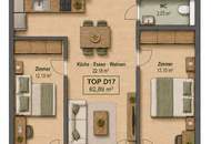 Geförderte 3- Zimmer-Wohnung mit Freifläche zur Miete in Feldkirchen bei Graz!
