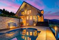 Exklusives Wohnhaus mit Panoramablick, Pool & Home-Spa am Magdalensberg