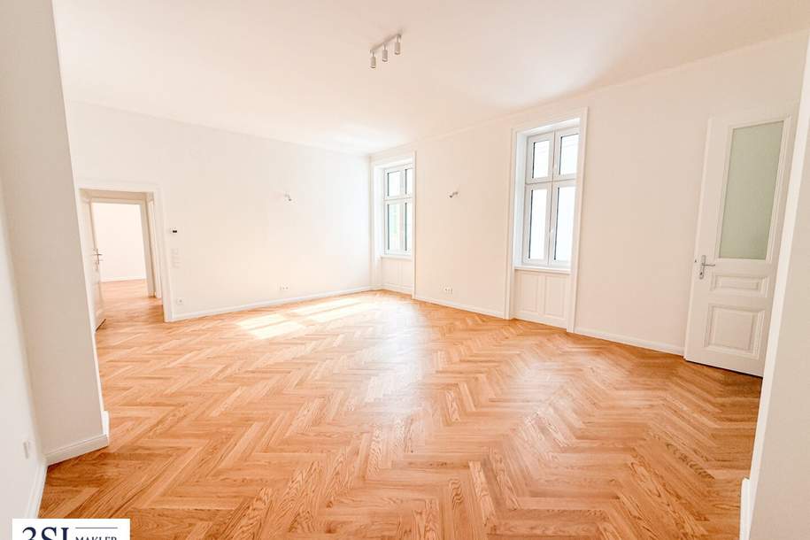 Ein Wohntraum in Toplage – Generalsanierte 3 Zimmer Altbauwohnung - The Mall Wien Mitte und Stadtpark in wenigen Gehminuten erreichbar, Wohnung-miete, 2.249,97,€, 1030 Wien 3., Landstraße