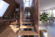 Einzigartige 105 m² große Dachgeschoss Wohnung mit Fernblick // zentrale Lage 1040 // Planstudie DG Ausbau