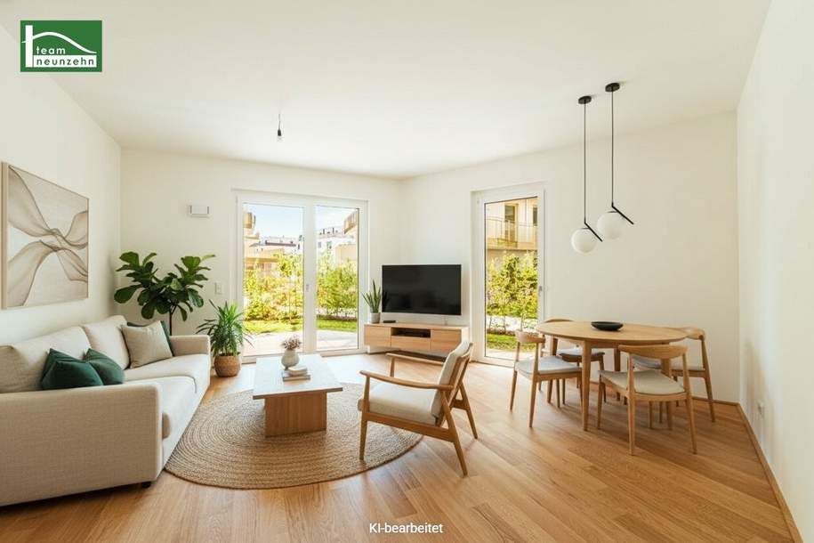 Vermieten Sie ertragreich - Begehrte Anlegerwohnung (Nettopreis) mit Garten und hochwertiger Ausstattung - Provisionsfrei!, Wohnung-kauf, 349.000,€, 1210 Wien 21., Floridsdorf