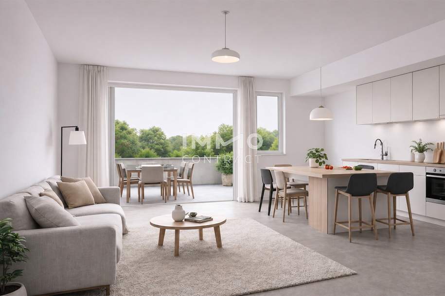 Stilvolle 2-Zimmer-Dachgeschosswohnung mit Terrasse, Wohnung-kauf, 215.000,€, 1210 Wien 21., Floridsdorf