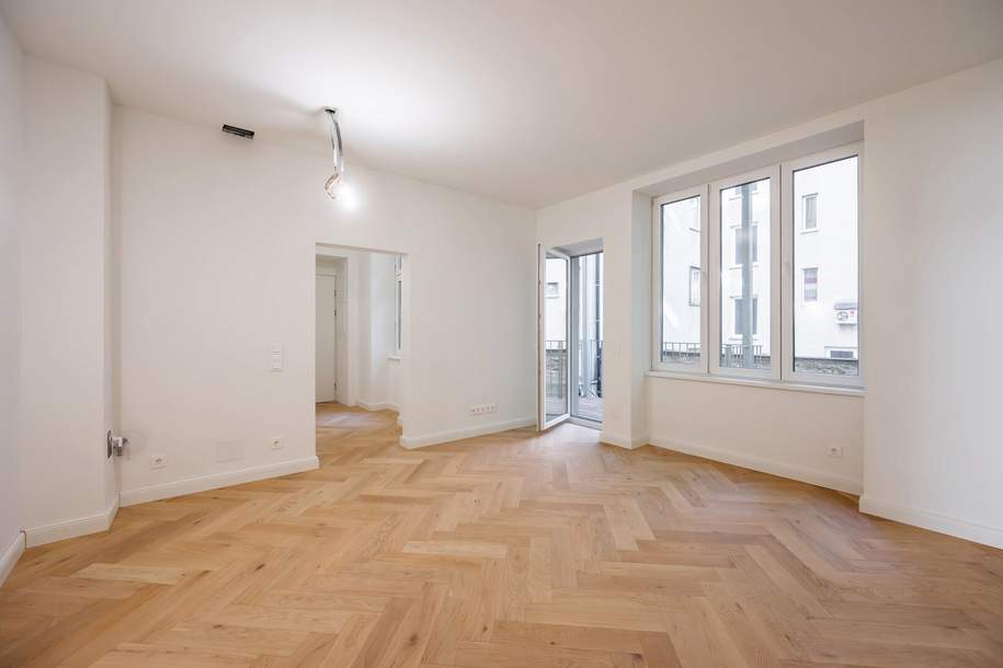 ++NEU++ Sanierte 2-Zimmer ALTBAUWOHNUNG mit Balkon! gänzlich im Innenhof!, Wohnung-kauf, 195.000,€, 1100 Wien 10., Favoriten