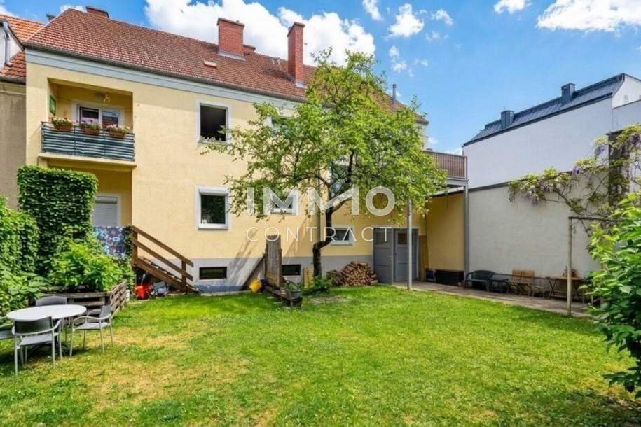 Juwel im Zentrum! Mehrparteienhaus mit Garten - zentral und ruhig - alle 3 WE befristet vermietet, Haus-kauf, 630.000,€, 2700 Wiener Neustadt(Stadt)