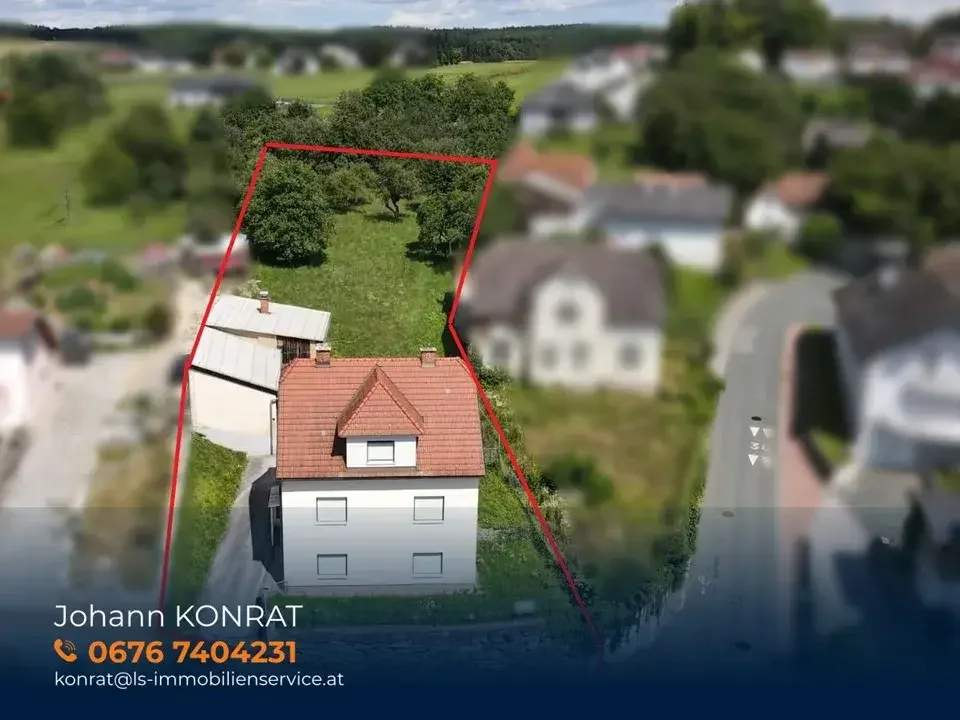 Großzügiges Wohnhaus mit zwei Einheiten, Garten & Baugrundstück im Kurort Bad Tatzmannsdorf