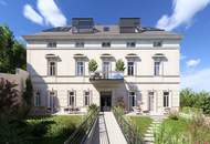 Historische Villa Seutter | sanierungsbedürftige 3 Zimmer-Gartenwohnung mit Atrium in Grünruhelage nähe U-Bahn | 4,40m Raumhöhe