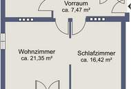3-Zimmer-Wohnung in Josefiau