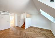 Elevate 1090 – Erstbezug: Dachgeschoss - Maisonette Wohnung (klimatisiert) mit Balkon und Terrasse nahe U6 Alser Straße, AKH!
