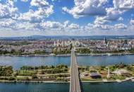 DANUBEFLATS: 41. Etage - Stephansdom, Prater &amp; Donaublick