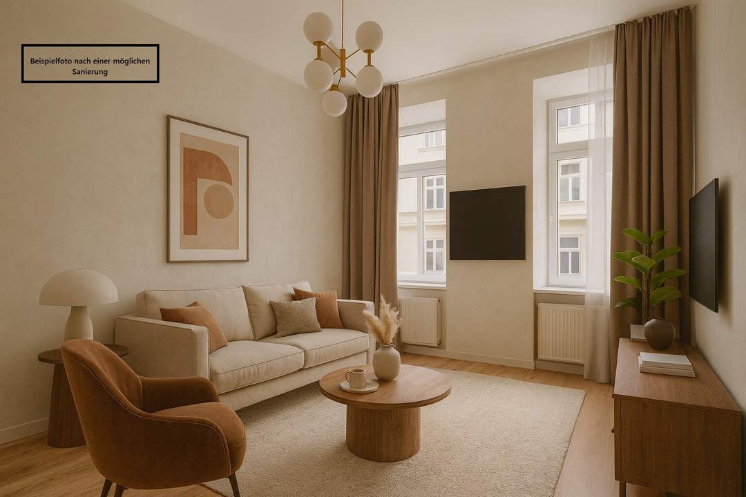 ++NEU++ Renovierungsbedürftige 4-Zimmer Altbauwohnung im Erdgeschoss!