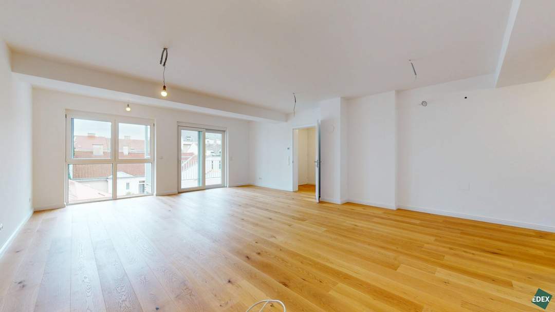 Am Kutschkermarkt | Wunderschöne 4-Zimmer-Altbauwohnung mit 17m² Terrasse