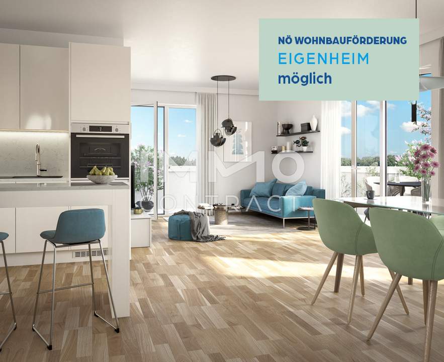 Provisionsfreier Neubau! 2 Zimmer Wohnung!