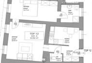 Gumpendorfer Straße: 2-Zimmer-Wohnung mit abgegrenzter Küche