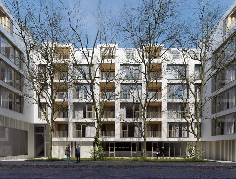 Apollogasse: ERSTBEZUG zu mieten: rd. 920 m² Gewerbefläche im EG + großzügige Lagerfläche und Garage im UG // Edelrohbau // Dezember 2024