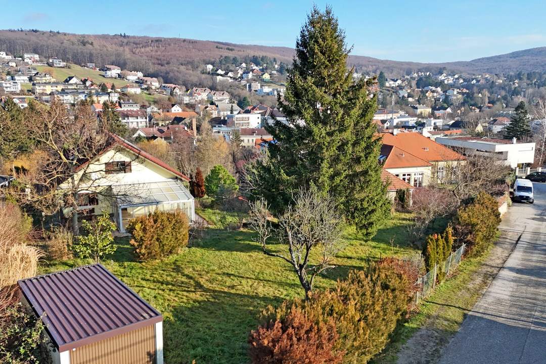 Aussichtslage mit Altbestand Nähe Gablitzer Ortskern - in bis zu 5 Bauplätze teilbar!