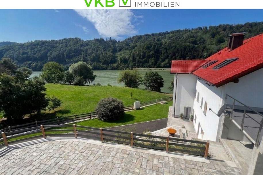 Großzügig wohnen am Donauufer – 106 m² mit Terrasse und seitlichem Donaublick, Wohnung-miete, 1.355,00,€, 4085 Schärding