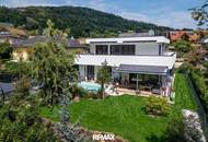 WOHNEN WIE IM EIGENEN HAUS: Gartentraum mit Pool in Grünruhelage