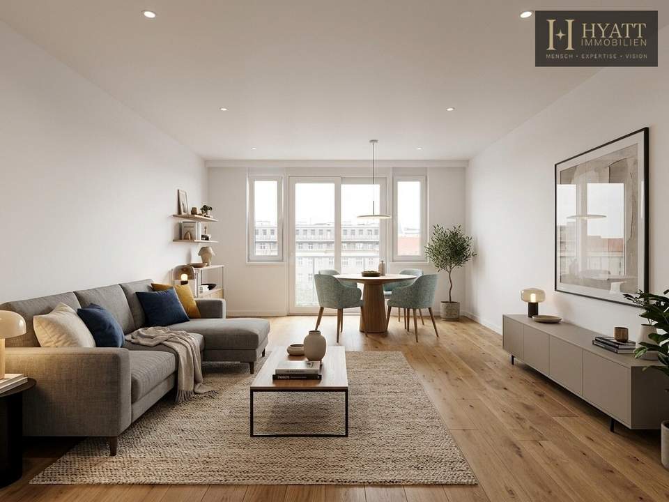 Urban wohnen, überraschend ruhig leben – stilvoll sanierter Altbau mit Lift, Freiflächen und moderner Energietechnik