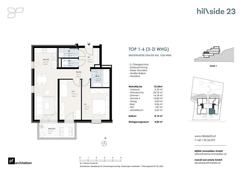 Großartige 3-Zimmer-Balkonwohnung zu verkaufen!