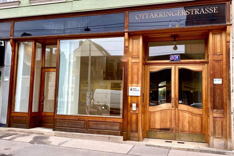 💖VINTAGE IN OTTAKRING - RENOVIERTES GESCHÄFTSLOKAL MIT GROSSER AUSLAGE UND WUNDERSCHÖNEM PORTAL, Gewerbeobjekt-miete, 829,17,€, 1160 Wien 16., Ottakring