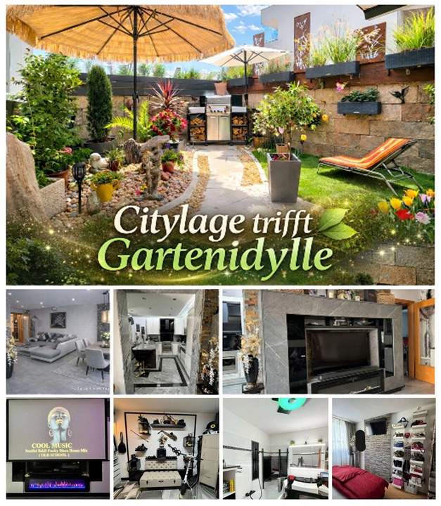 Citylage trifft Gartenidylle: moderne 3-Zimmer-Gartenwohnung in Graz - Nähe FH &amp; Linie 7! 1 %iges LANDESDARLEHEN ist zu übernehmen!! (Provisionsfrei)