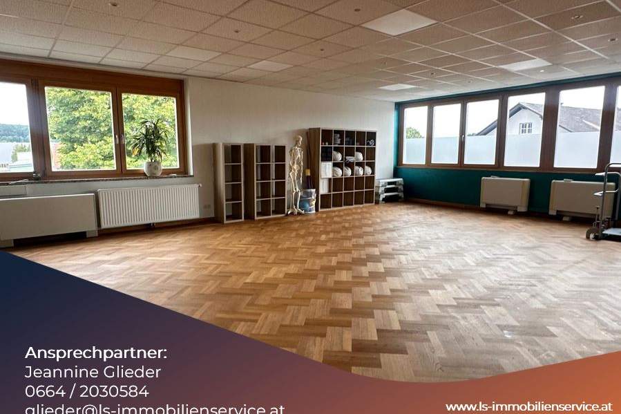 Viel Platz für Bewegung! Großzügiger Praxis- oder Seminarraum in Sebersdorf!, Gewerbeobjekt-miete, 1.389,85,€, 8271 Hartberg-Fürstenfeld