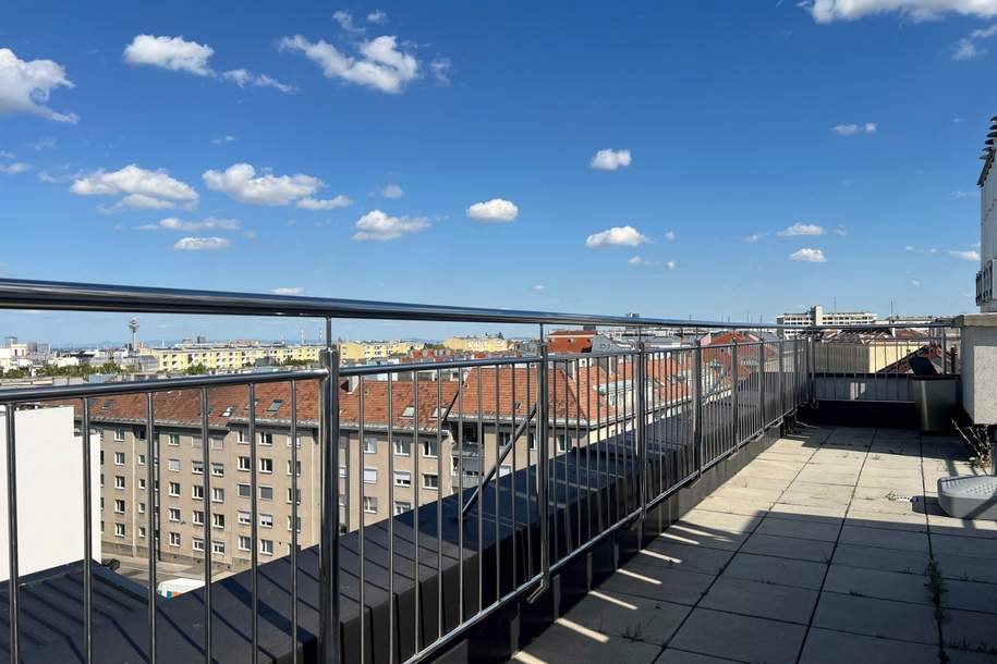 TRAUMHAFTE Dachgeschosswohnung - Top Zustand, Terrasse mit Ausblick, Wohnung-miete, 1.253,43,€, 1100 Wien 10., Favoriten