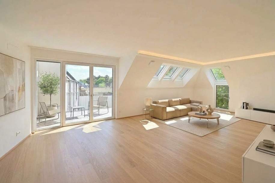 4 Zimmer Ruheoase mit uneinsehbarem Grünblick und Weinberg-Panorama, Wohnung-kauf, 1.535.000,€, 1190 Wien 19., Döbling
