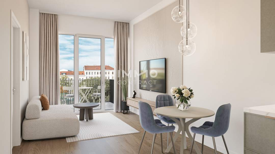 Wohnen mit Rhytmus&amp;Ruhe - 2 Zimmer mit Freifläche: NEU U6 Burggasse