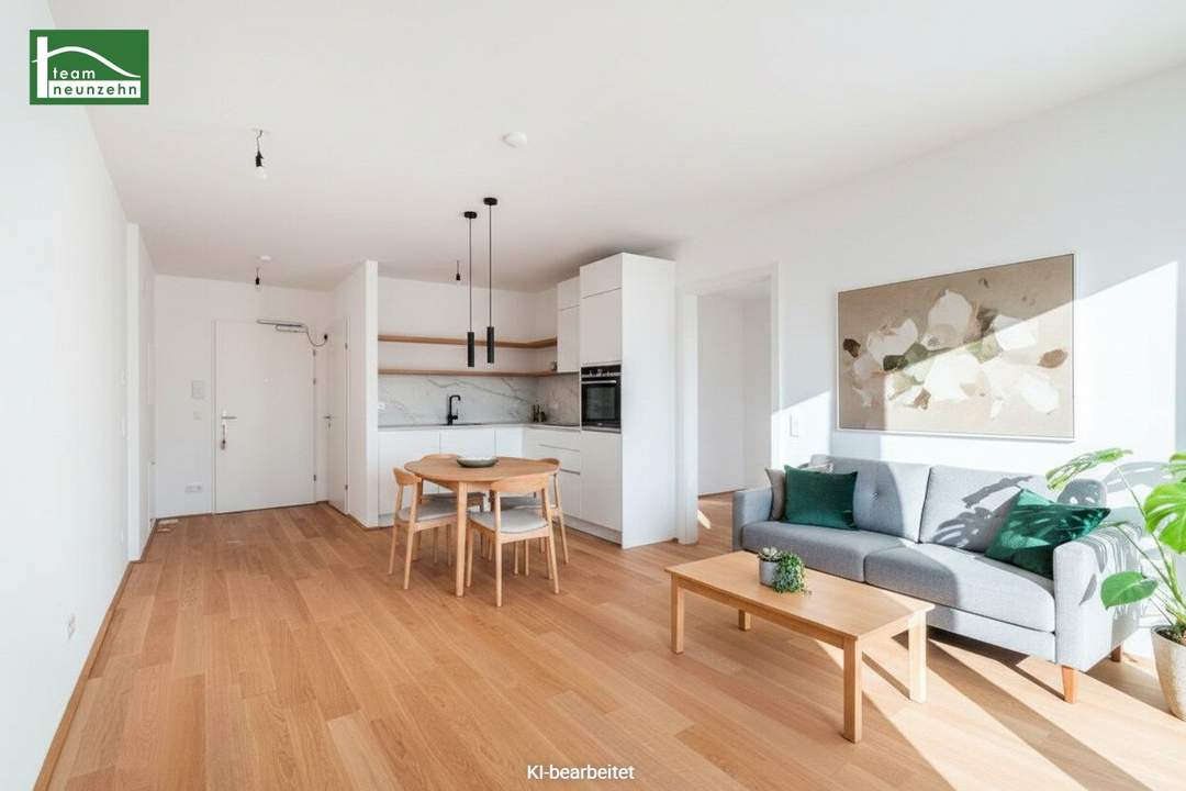 Alles was man sich wünscht – kostengünstige Heizung/“Kühlung“ über Erdwärme, PV-Anlage, weitläufige Grünflächen