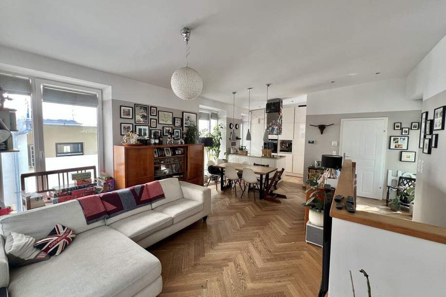 TOWNHOUSE Wohnung BEIM AUGARTEN: 3-Zimmer mit Loggia und Dachterrasse, Wohnung-kauf, 699.000,€, 1200 Wien 20., Brigittenau