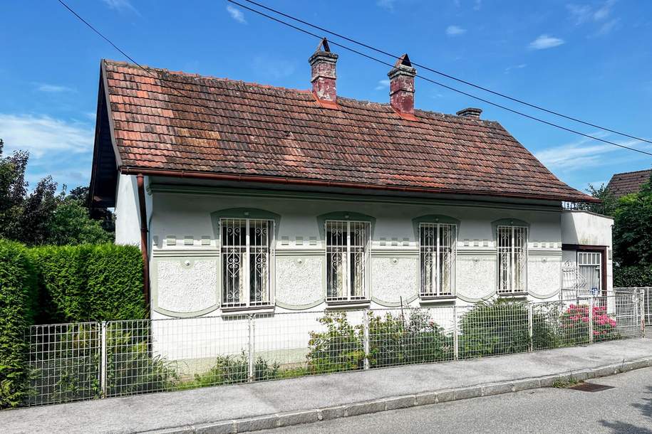 Romantisches Wienerwaldhäuschen aus der Jahrhundertwende mit blühender Gartenromantik, Haus-kauf, 190.000,€, 3033 Sankt Pölten(Land)