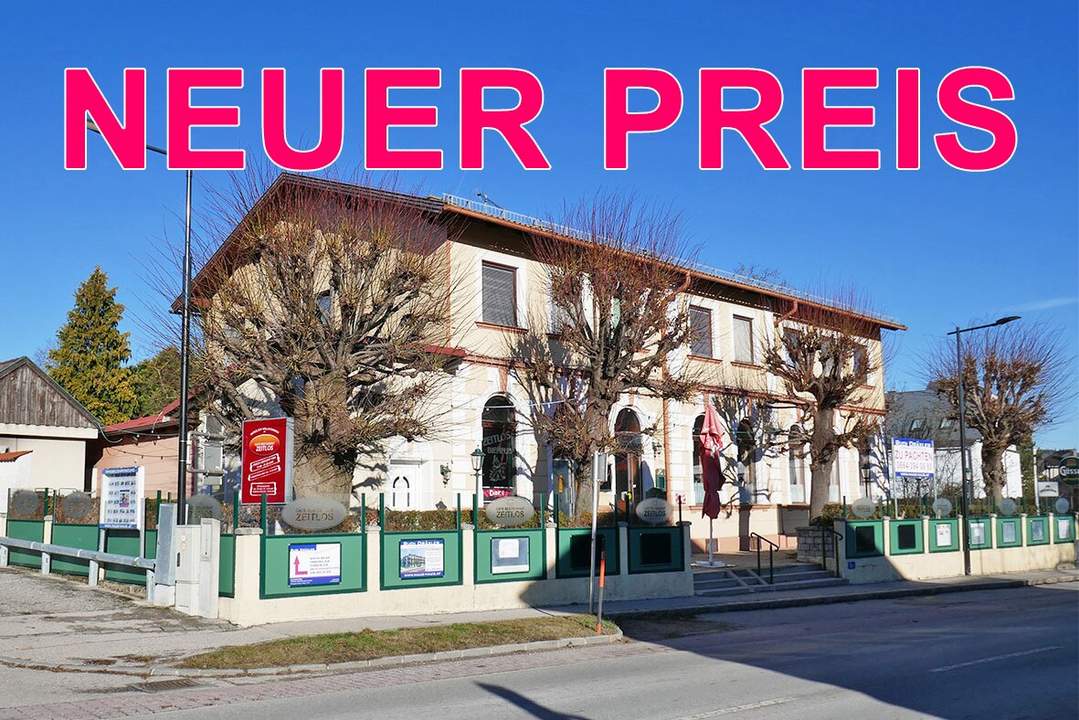 Wohn- und Geschäftshaus mit Entwicklungspotenzial im Pressbaumer Stadtzentrum