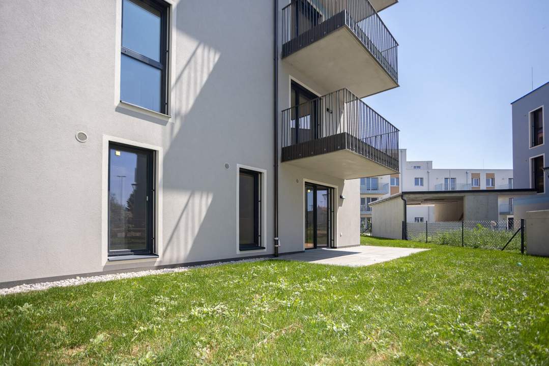 ERSTBEZUG "ein viertel grün" in Wr. Neustadt - moderne 3 Zimmer Gartenwohnung