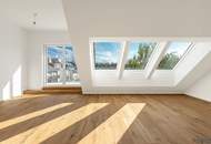 Dachterrassenwohnung | Erstbezug nach Errichtung | südseitig | Klima & Luftwärmepumpe | Tiefgaragenplatz | über 3m Raumhöhe