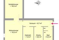Helle, freundliche 3-Zimmerwohnung am Fuße der Weinberge in Grinzing