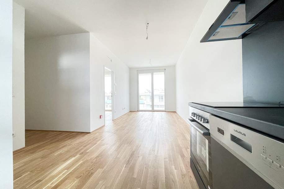 VERFÜGBAR AB NOVEMBER: Stylisches 2-Zimmer-Penthouse mit großzügiger Dachterrasse &amp; Schoßbergblick, Wohnung-miete, 690,66,€, 8020 Graz(Stadt)