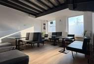 Großzügiges Geschäftslokal über 2 Ebenen mit Potenzial inkl. renovierungsbedürftiger Wohnung - Ideal auch als Eventlocation!