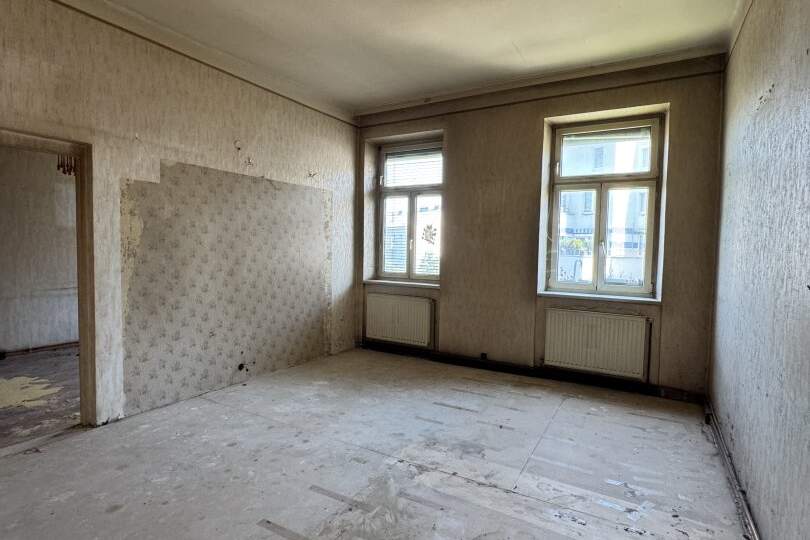 Stilvoller Altbau mit Sanierungspotenzial in Ruhelage – 2-Zimmer-Wohnung in 1200 Wien, Wohnung-kauf, 189.000,€, 1200 Wien 22., Donaustadt