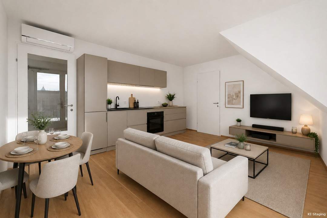 Neues Wohnen mit Weitblick >> zukunftsorientierte Dachgeschoss Wohnung aus hochwertigen Materialien >> LAGE LAGE LAGE