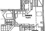 DACHGESCHOSS! MQ-Nähe, sonnige 95 m2 Maisonette mit Terrasse, Wohnküche, 2 Zimmer, 2er-WG-geeignet, Galerie, Burggasse