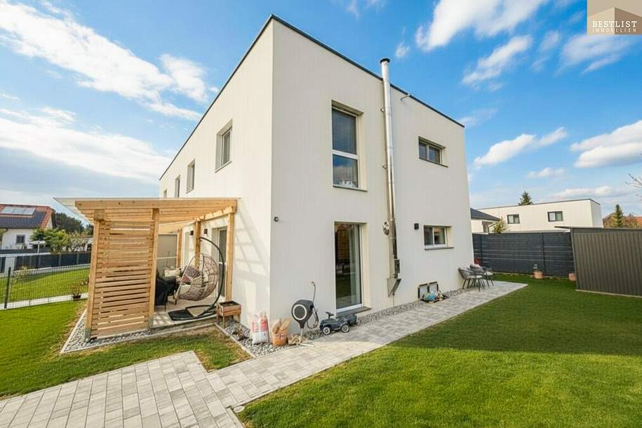 Exklusiv ausgestattete Doppelhaushälfte mit hohem Wohnkomfort, Haus-kauf, 549.000,€, 2604 Wiener Neustadt(Land)