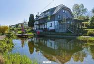 Malerisches Landhaus mit ELW, Schwimmteich & prämiertem Naturgarten!