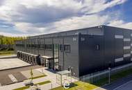Neubau-Logistikhalle im Norden Wiens an der A22