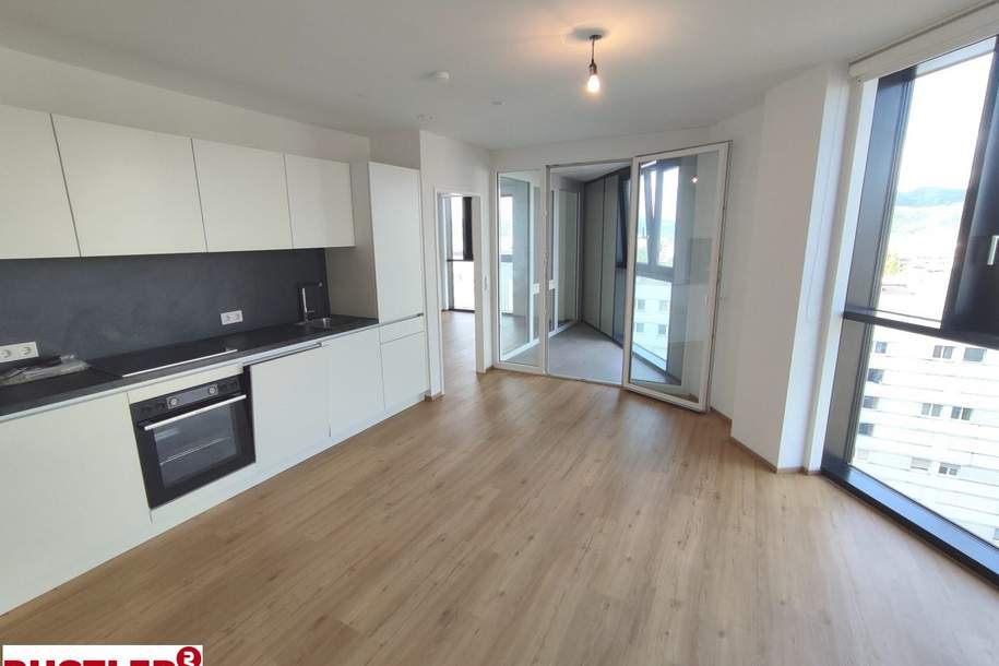Beste Anbindung, modern mit Aussicht!, Wohnung-miete, 874,79,€, 4020 Linz(Stadt)