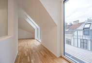 Erstbezug im DG: luxuriöse Maisonette mit 38m² Dachterrasse uvm.! (Videobesichtigung verfügbar)