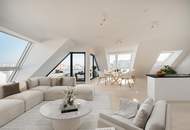 Luxuriöse, lichtdurchflutete Dachgeschoß-Maisonette mit 2 großzügigen Terrassen