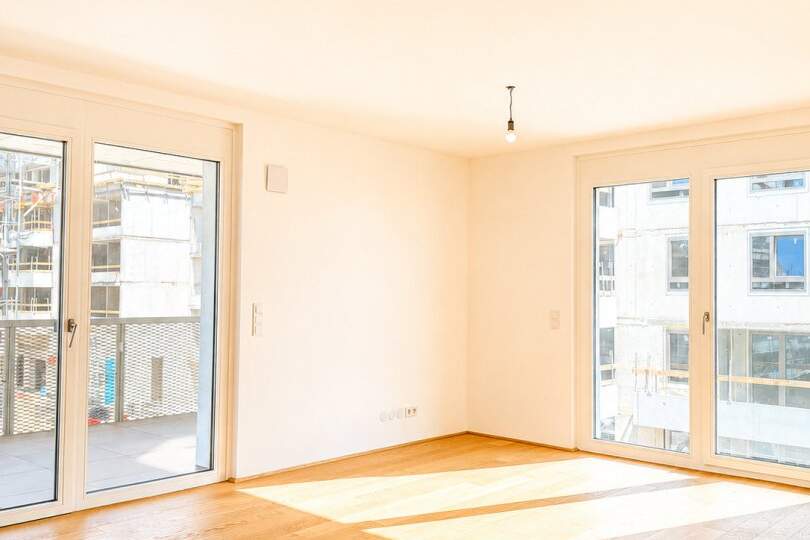 ***Porvisionsfrei*** Moderne 2-Zimmer-Neubauwohnung mit großzügigem Balkon in Top-Lage von 1210 Wien, Wohnung-kauf, 386.100,€, 1210 Wien 21., Floridsdorf