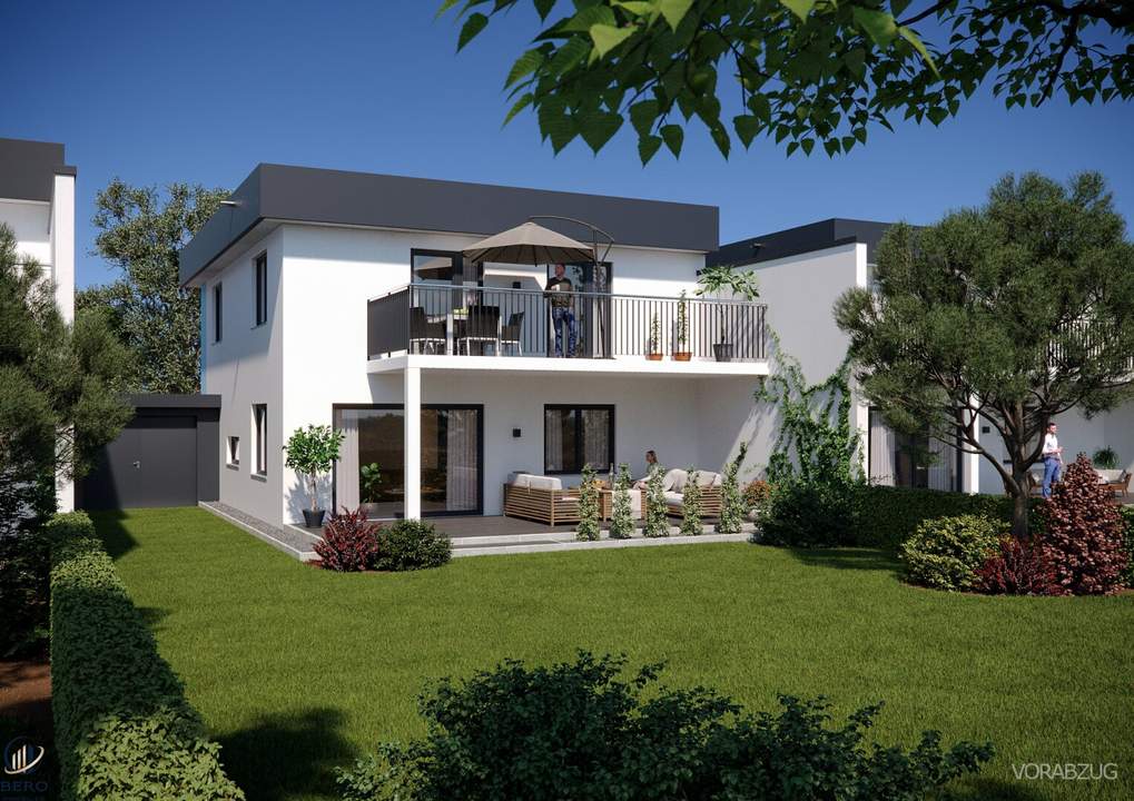 "Einfamilienhaus mit Terrasse und großem Garten" im Erstbezug