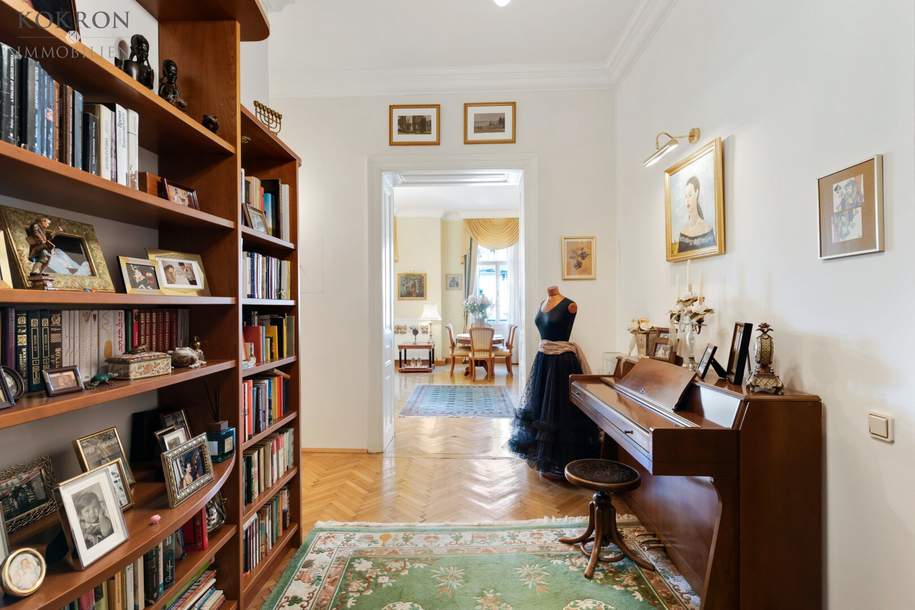 PROVISIONSFREI für den Käufer! Stilvolle Altbau-Wohnung im Hietzinger Cottageviertel - mit Balkon und Gartennutzung, Wohnung-kauf, 1.499.000,€, 1130 Wien 13., Hietzing